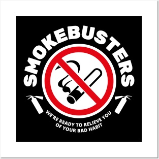 Smokebusters No Smoking Logo Posters and Art